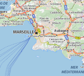 carte de Marseille